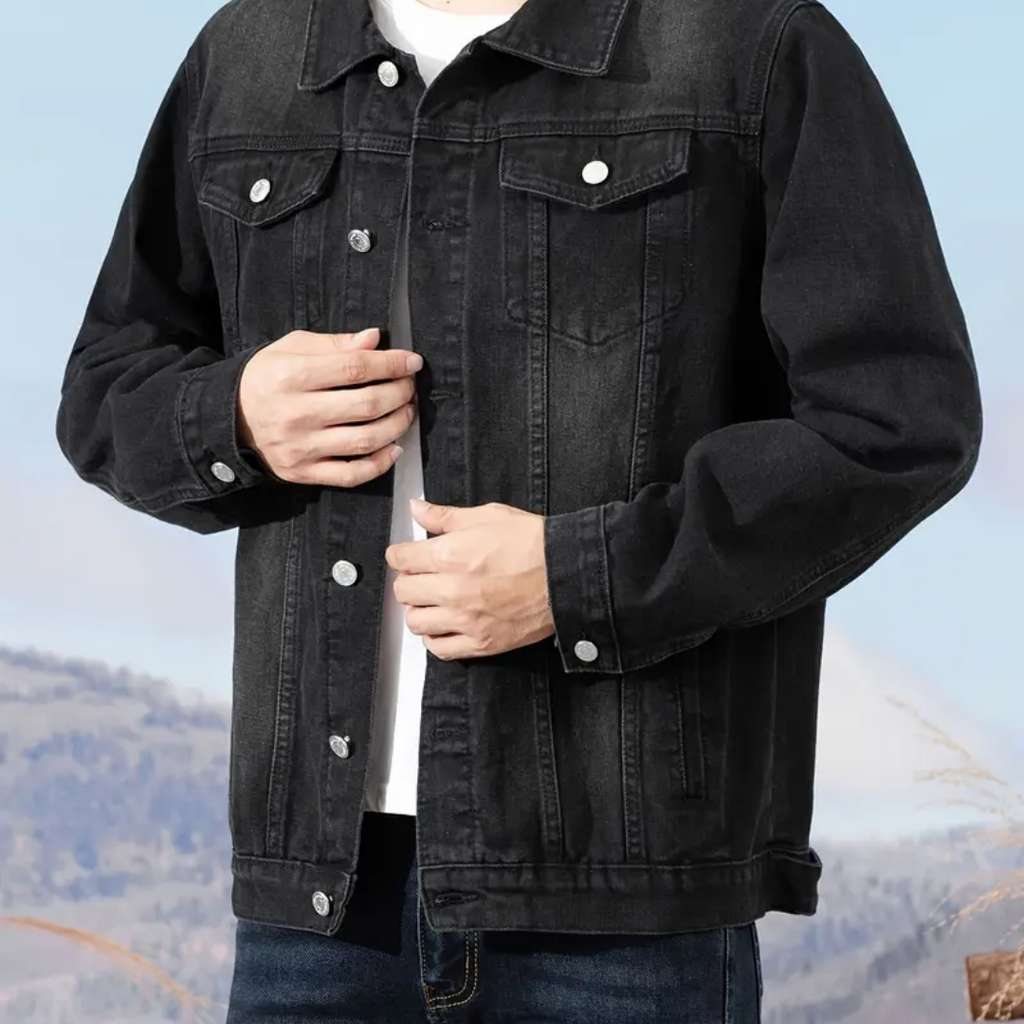 Taillierte Jeansjacke für Herren – Y105S – Ansicht 3