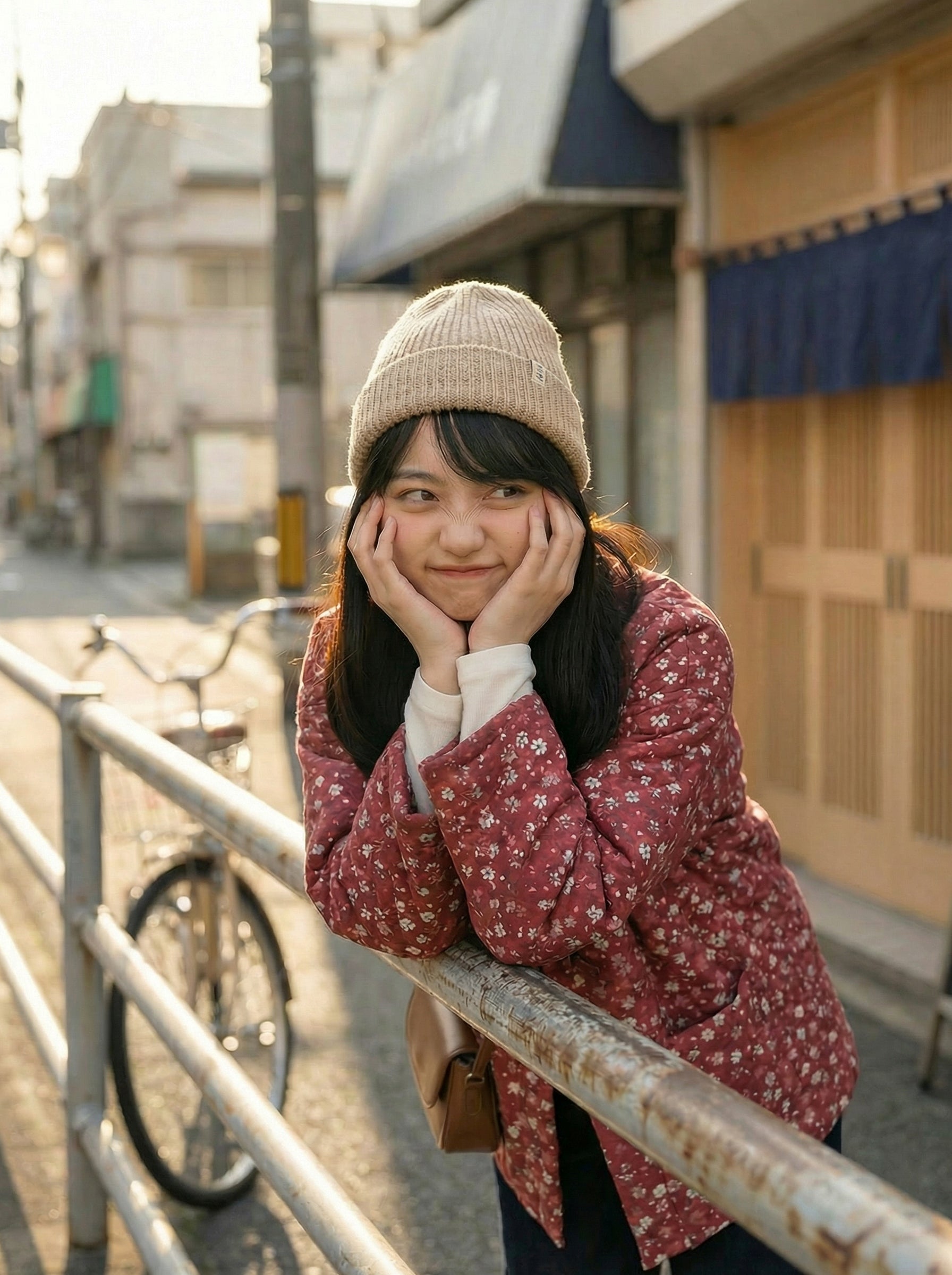 Warme Haori Jacke im japanischen Stil
