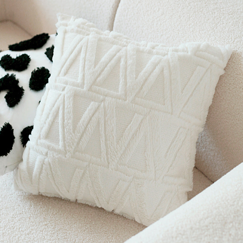 Retro Hasefell Schachbrett Sofakissen – Bild 8 | LuxeStyle