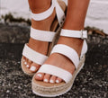 Bunte Buckel‑Sandalen mit dicker Sohle – Bild 6 | LuxeStyle