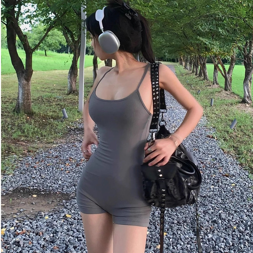Sommerlicher Jumpsuit mit Taillentasche