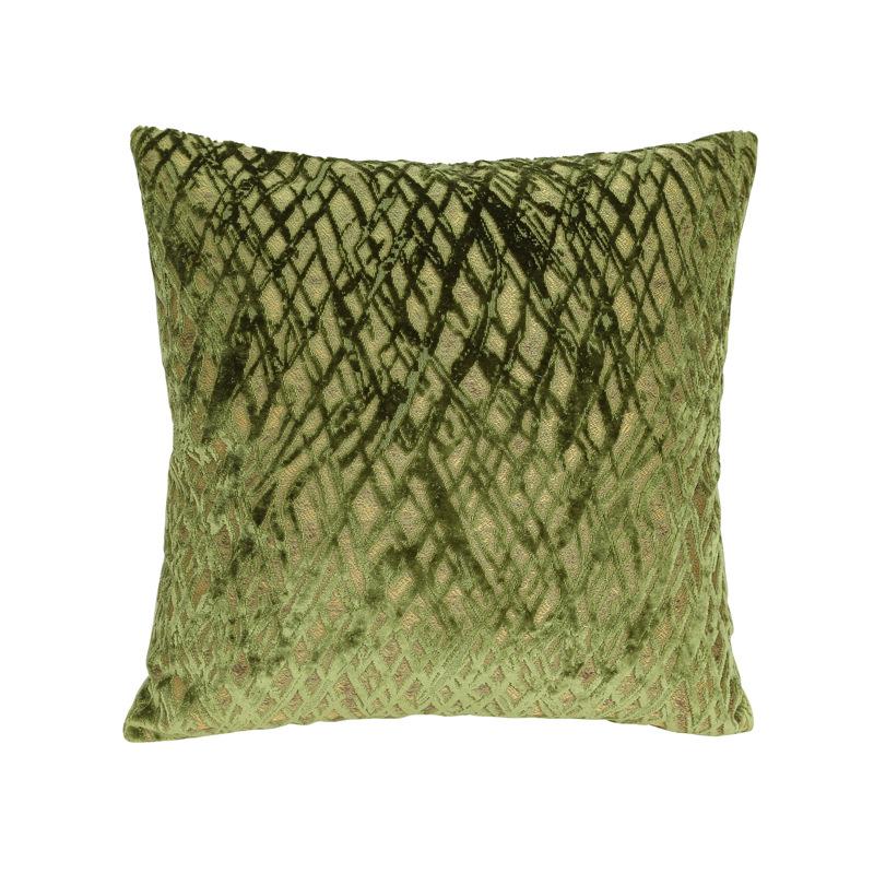 Jacquard Kissenbezug mit Stickerei