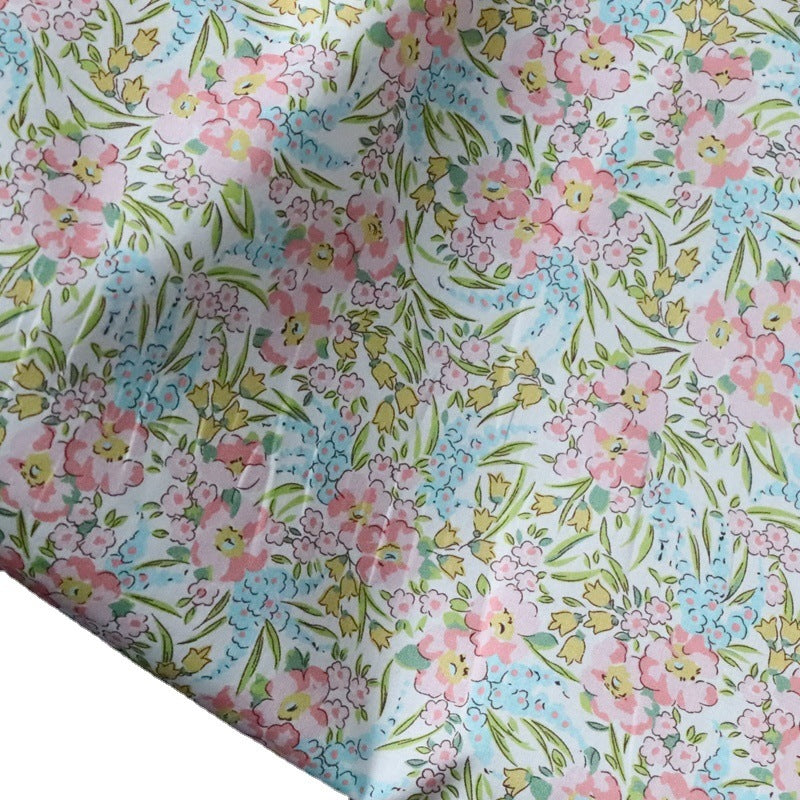 Kaschmir-Baumwollstoff mit Blumenprint – Bild 3 | LuxeStyle