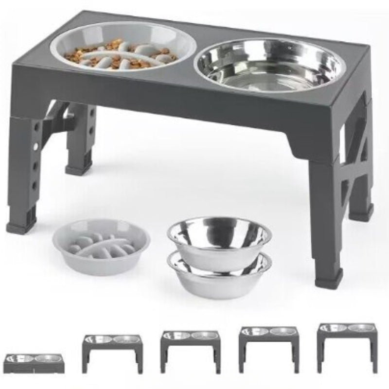 Fressnapf-Set für Hunde, höhenverstellbar – Bild 6 | LuxeStyle