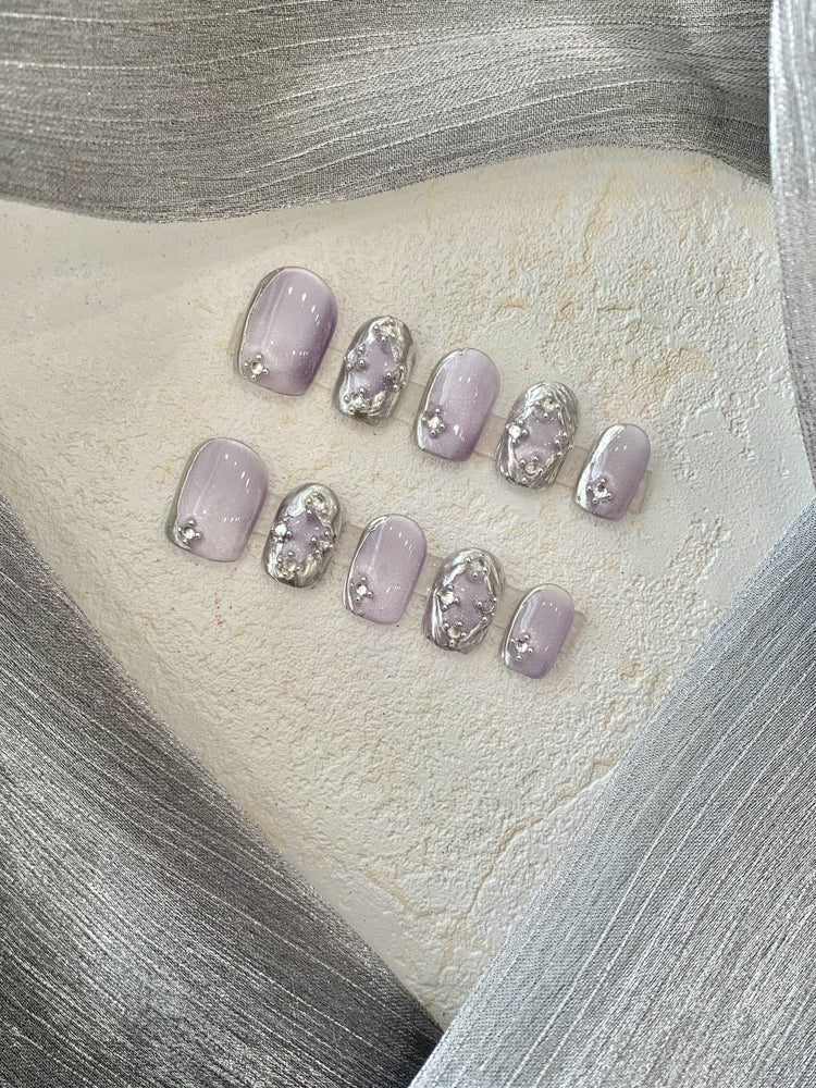 Bucheriti Nagelsticker Kurz Hellviolett – Bild 10 | LuxeStyle