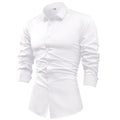 Satinlangarm Shirt Herren – Bild 17 | LuxeStyle