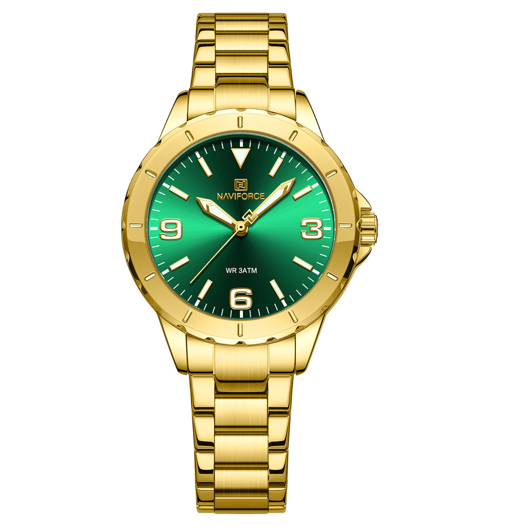 Wasserdichte Armbanduhr mit Edelstahlband – Bild 6 | LuxeStyle