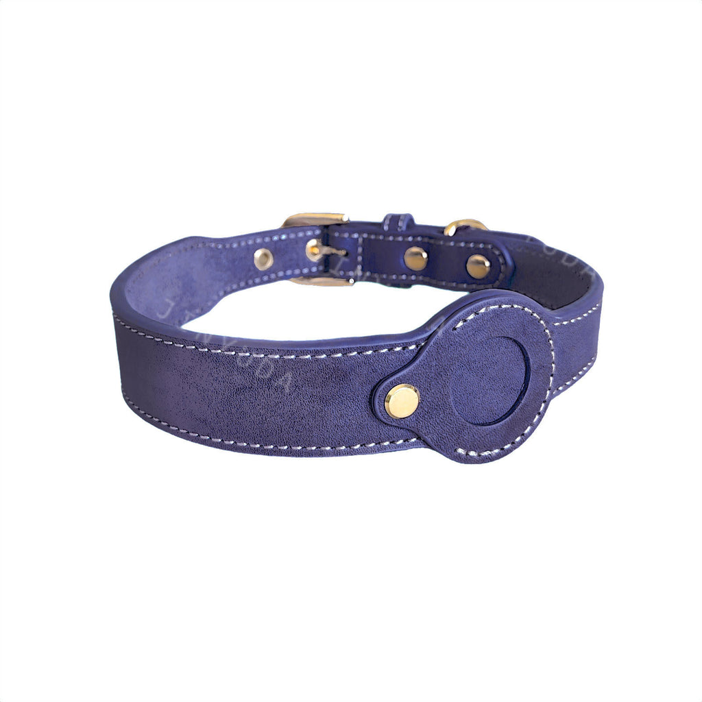 Abnehmbares Lederhalsband für Hunde