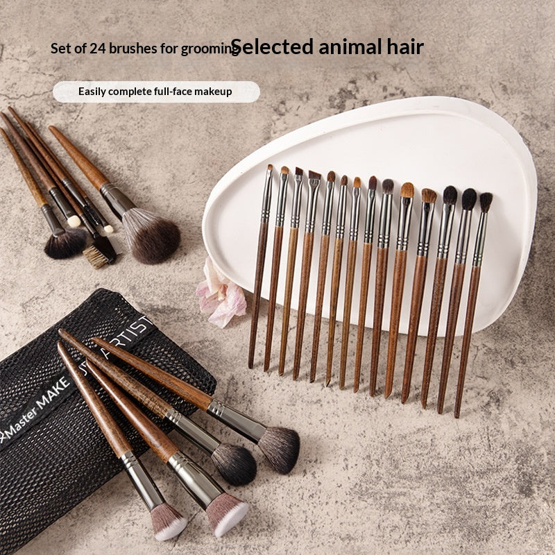 24‑Stück Tierhaar‑Makeup‑Pinsel‑Set · 24 Stück – Bild 8 | LuxeStyle
