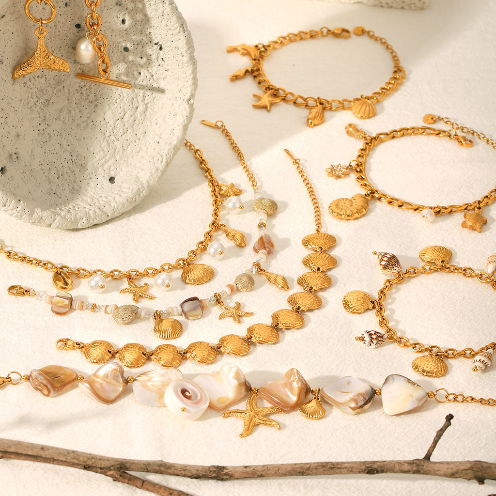 Armband mit Seestern- und Muschel-Elementen – Bild 14 | LuxeStyle