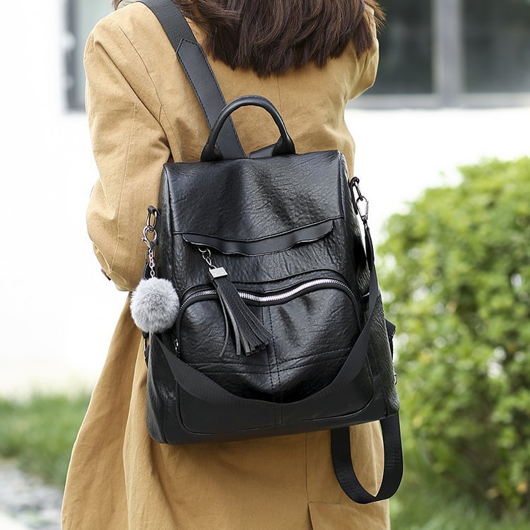 Rucksack aus weichem Lederimitat – Bild 6 | LuxeStyle