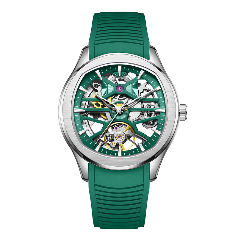 Skelett-Herrenuhr mit mechanischem Werk