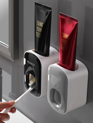 Wandmontierter Zahnpasta-Dispenser