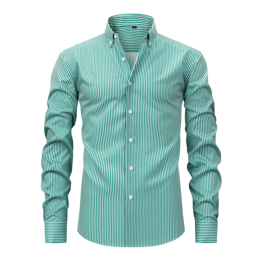 Anti-Falten Business Casual Stripes Shirt – Bild 9 | LuxeStyle