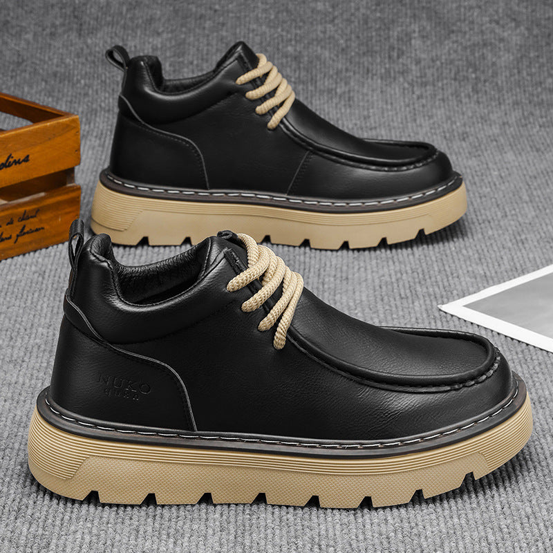 Retro Martin Plattform Arbeitsstiefel Herren – Bild 6 | LuxeStyle