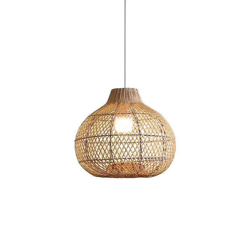 Wicker Lampe für Esszimmer – Wisteria oder Kaffee | LuxeStyle