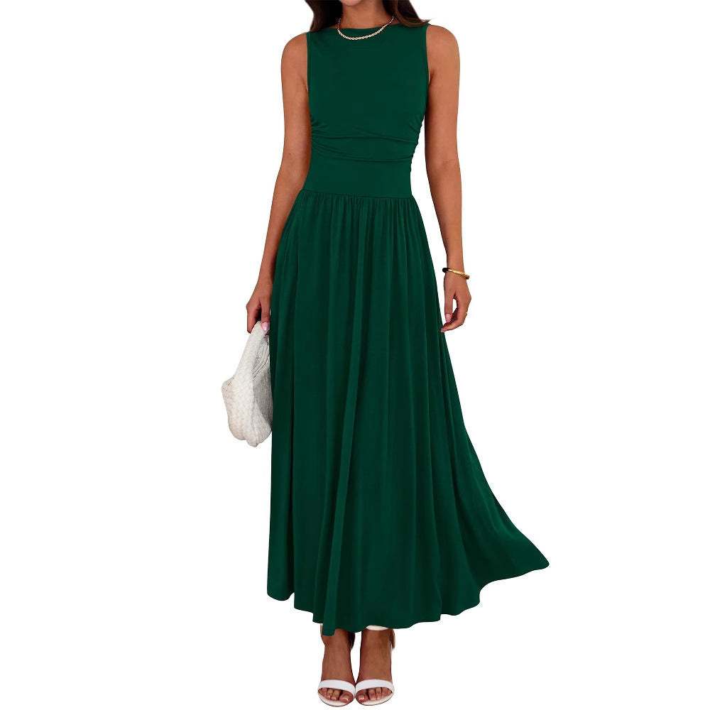 Faltenrock Kleid Lang