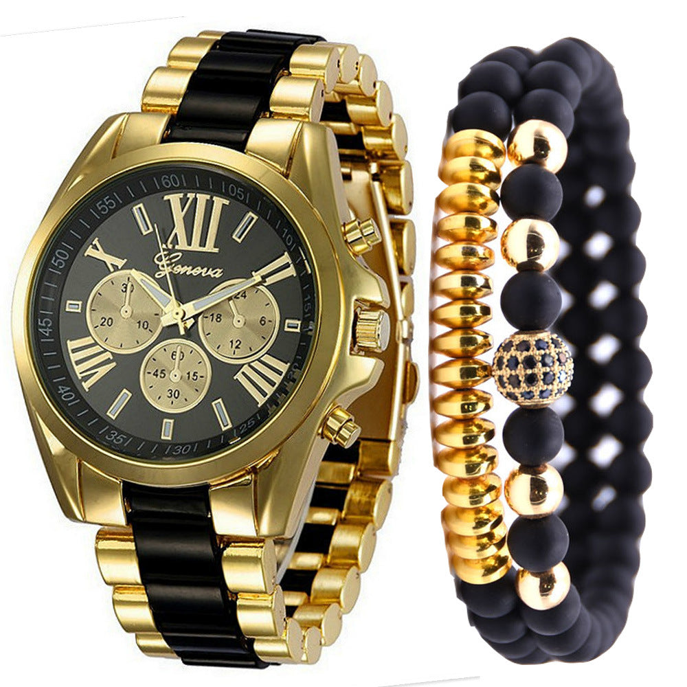 Modische Quarzuhr mit Armband – Bild 3 | LuxeStyle