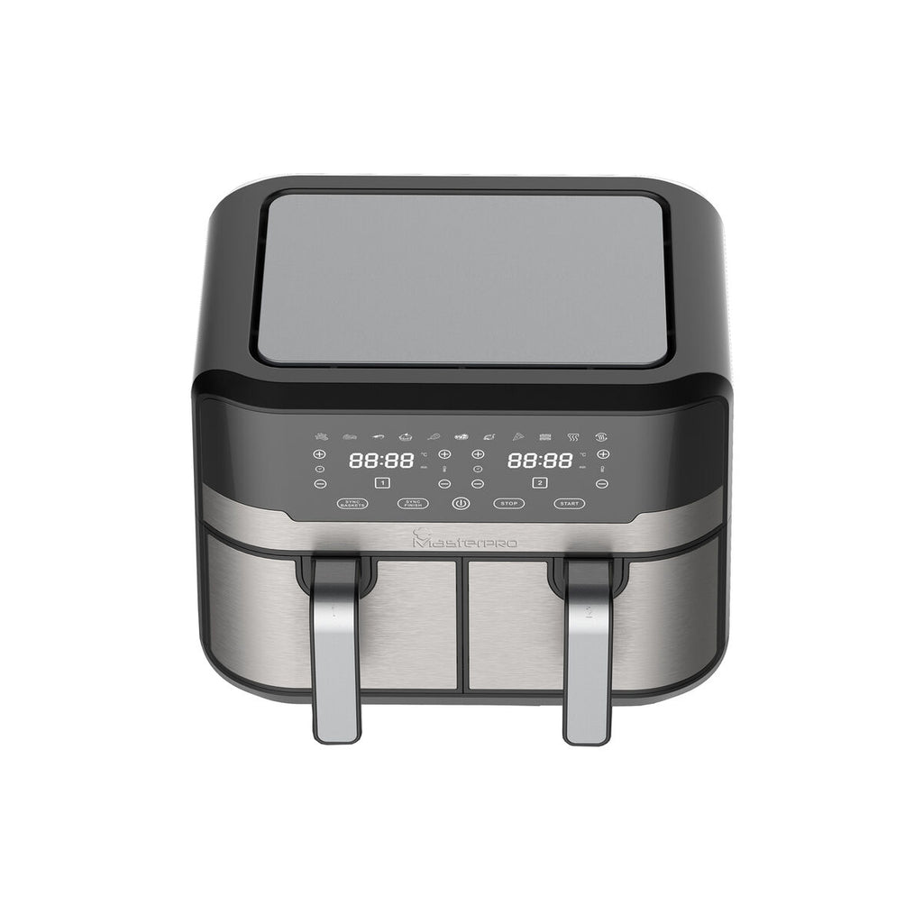 Heißluftfritteuse Masterpro Rocket Duo 900 2400 W 9 L Schwarz