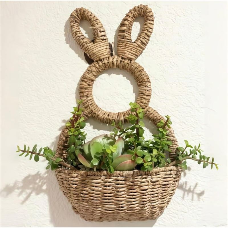 Korb mit Hasenohren im Rattan-Stil – Bild 4 | LuxeStyle