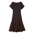 A-Linien Strickkleid mit kurzen Ärmeln – Bild 8 | LuxeStyle