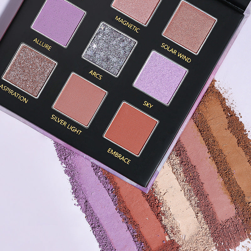 9 Farben Lidschatten-Palette – Matt & Perlglanz | LuxeStyle