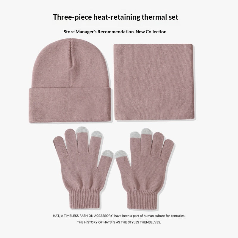 Dreiteiliges Winter-Set: Mütze, Schal, Handschuhe – Bild 3 | LuxeStyle