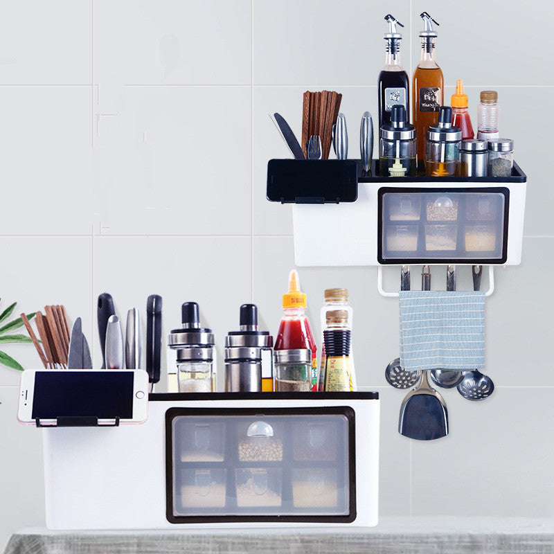 Küchenregal für Gewürze & Messer – Bild 3 | LuxeStyle