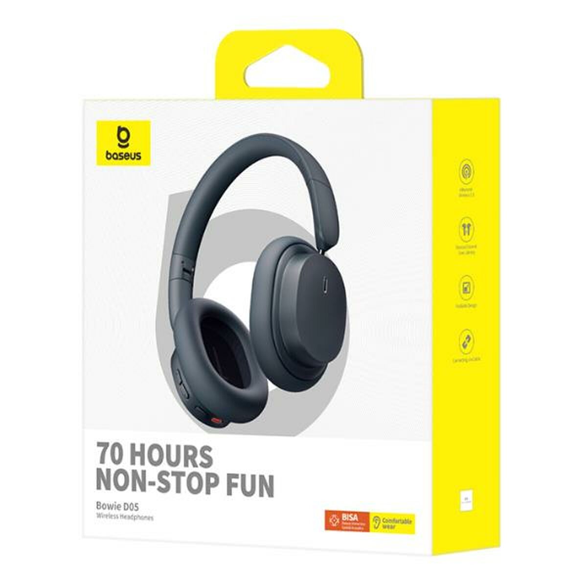 Bluetooth-Kopfhörer Baseus Schwarz