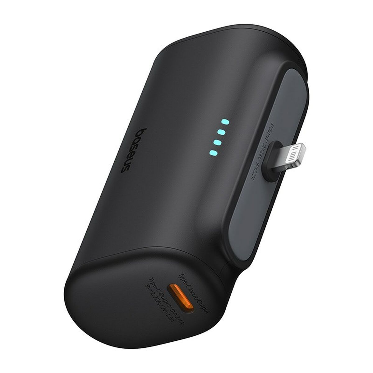 Powerbank Baseus P10068307113-00 Schwarz 5000 mAh