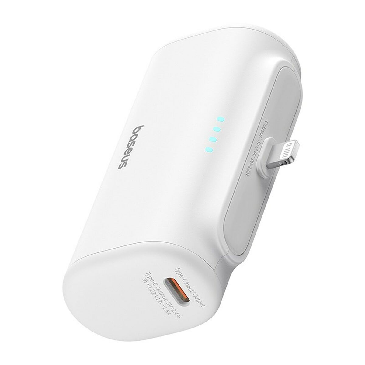 Powerbank Baseus P10068307213-00 Weiß 5000 mAh