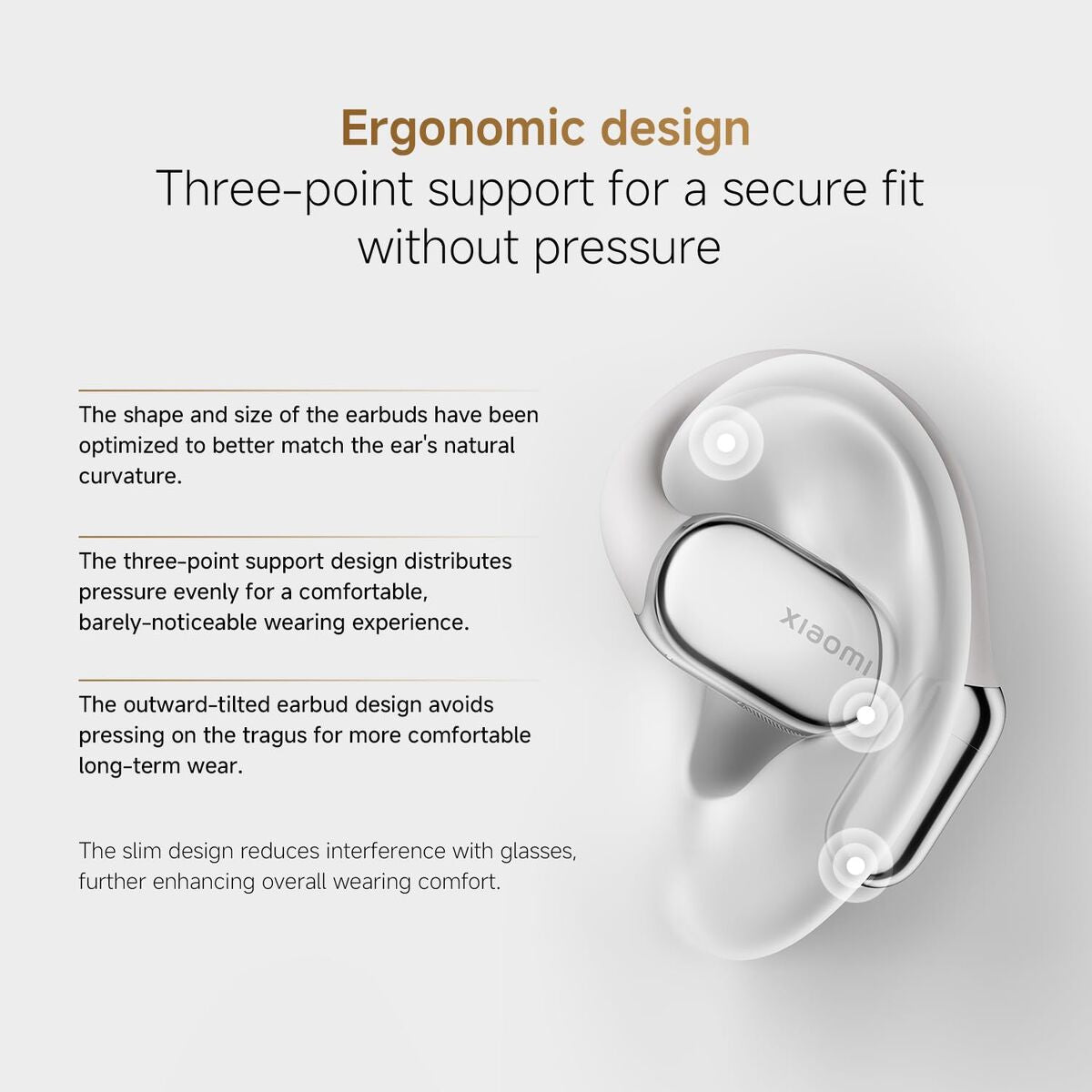 Kopfhörer Xiaomi OpenWear Stereo Pro Gold