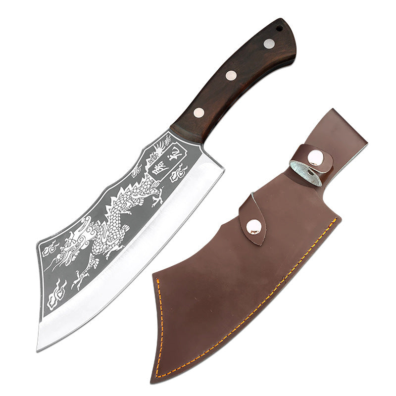 Drachen-Messer: Gezackte Klinge für Holz & Knochen