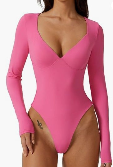 Elegante Damen T-back Strumpfanzug