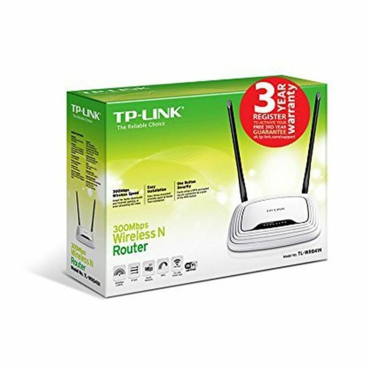 Wireless Router TP-Link TL-WR841N WIFI 5 dBi Weiss