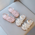 Sommerneu: Blütenperlensandalen für Mädchen mit weicher Sohle
