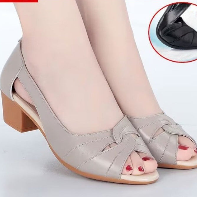Peep Toe Sandalen im römischen Stil – Bild 5 | LuxeStyle