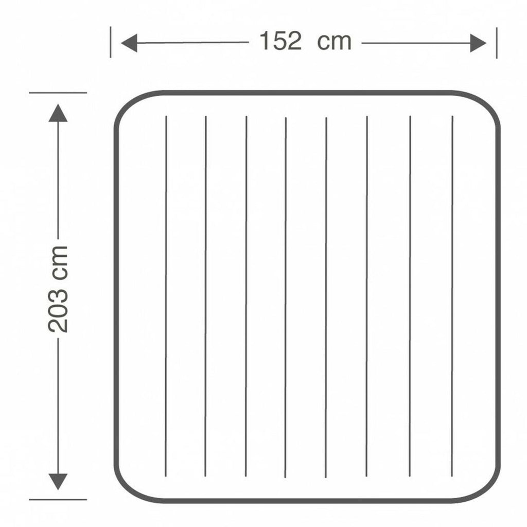 Luftmatratze Intex STANDARD CLASSIC DOWNY 203 x 25 x 152 cm