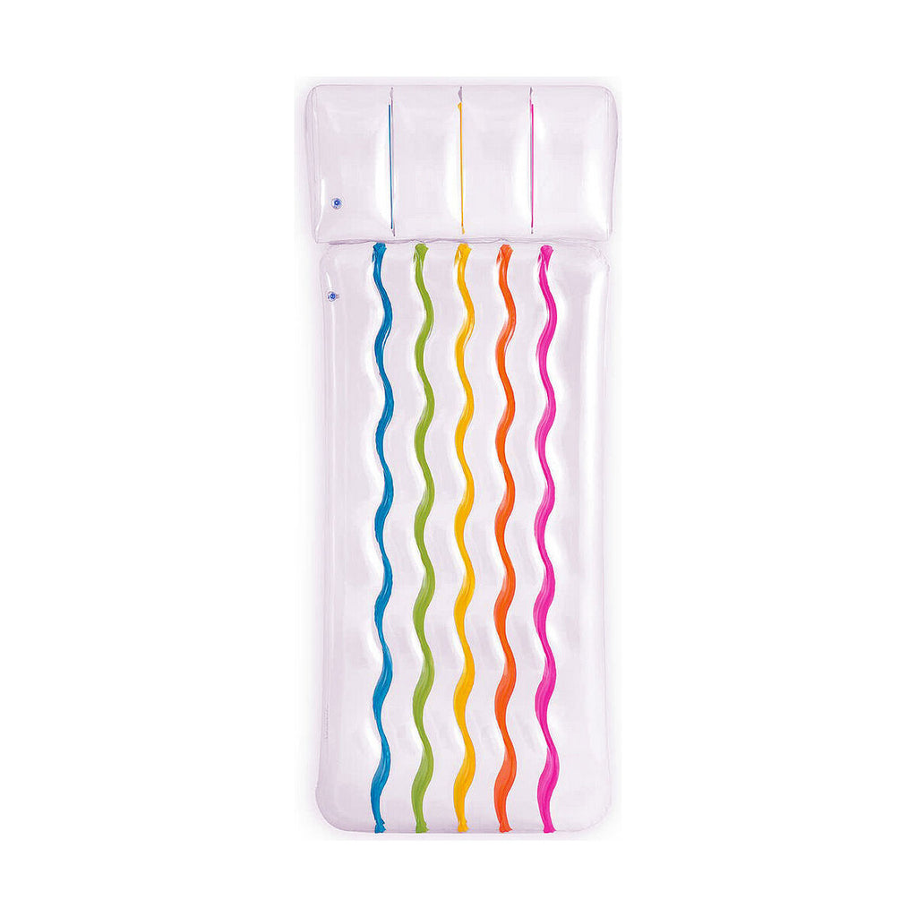 Luftmatratze Intex Durchsichtig Regenbogen PVC (203 x 84 cm)