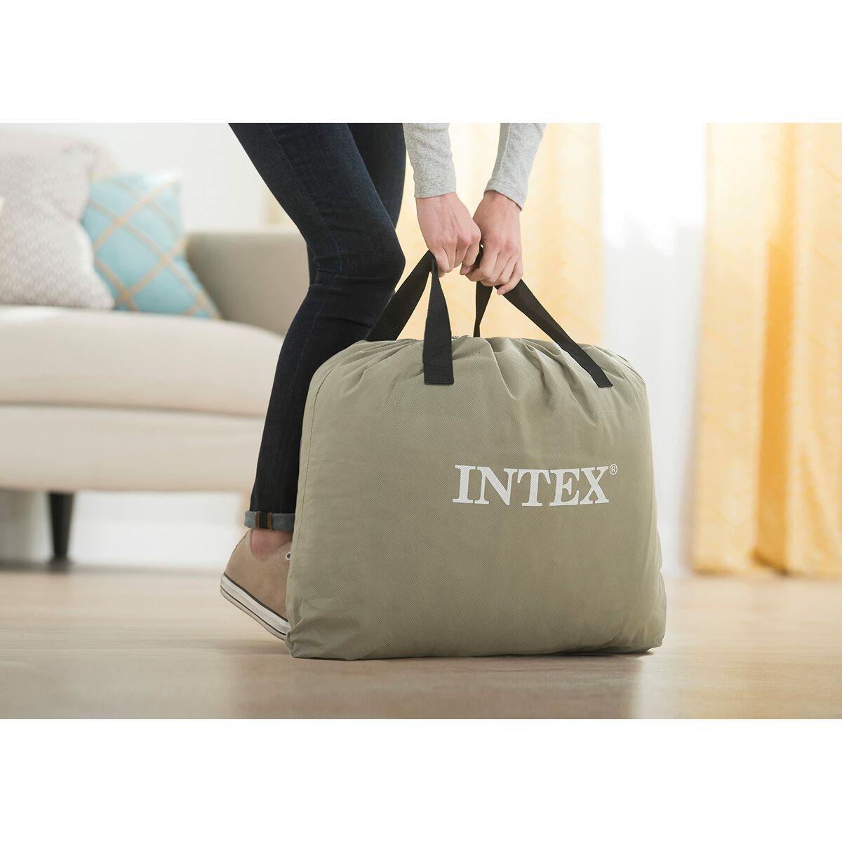 Luftmatratze Intex Dura-Beam Basic Deluxe Twin 99 x 42 x 191 cm