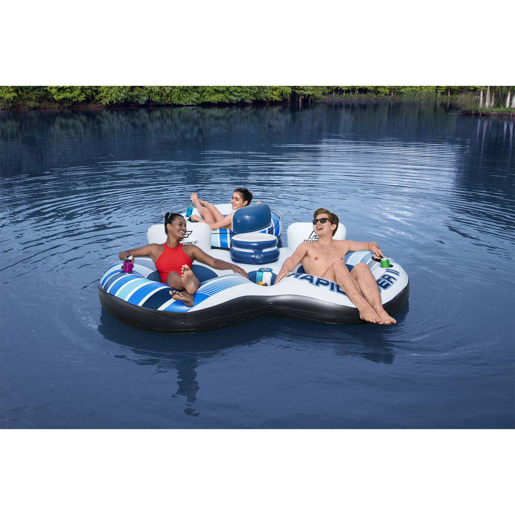 Bestway Doppel-Aufblasrad mit Griffen Rapid Rider 251x132 cm Strand un