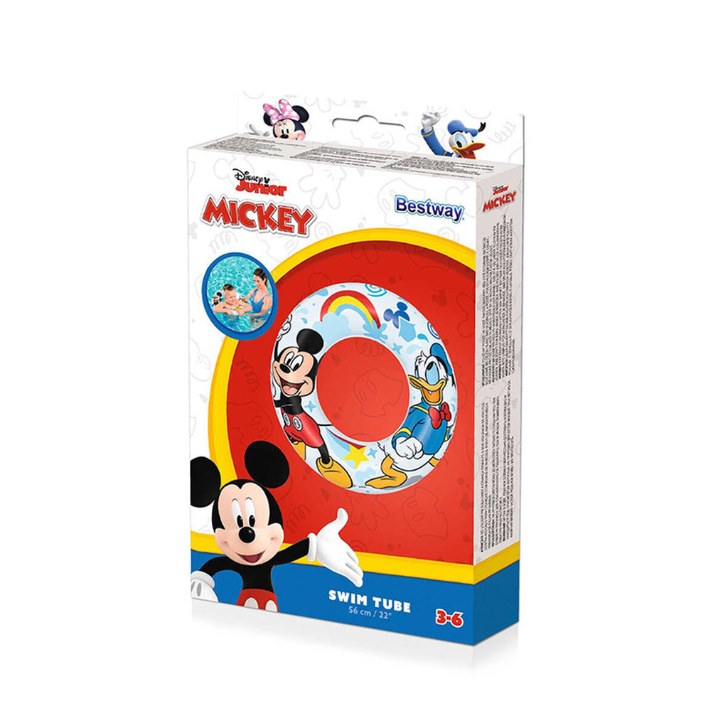 Bestway Aufblasbarer Schwimmring Disney Mickey & Friends D56 cm +3 bis