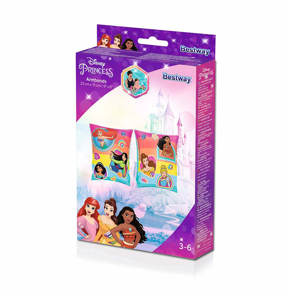 Bestway Aufblasbare Schwimmflügel Disney Prinzessinnen 23x15 cm +3 bis