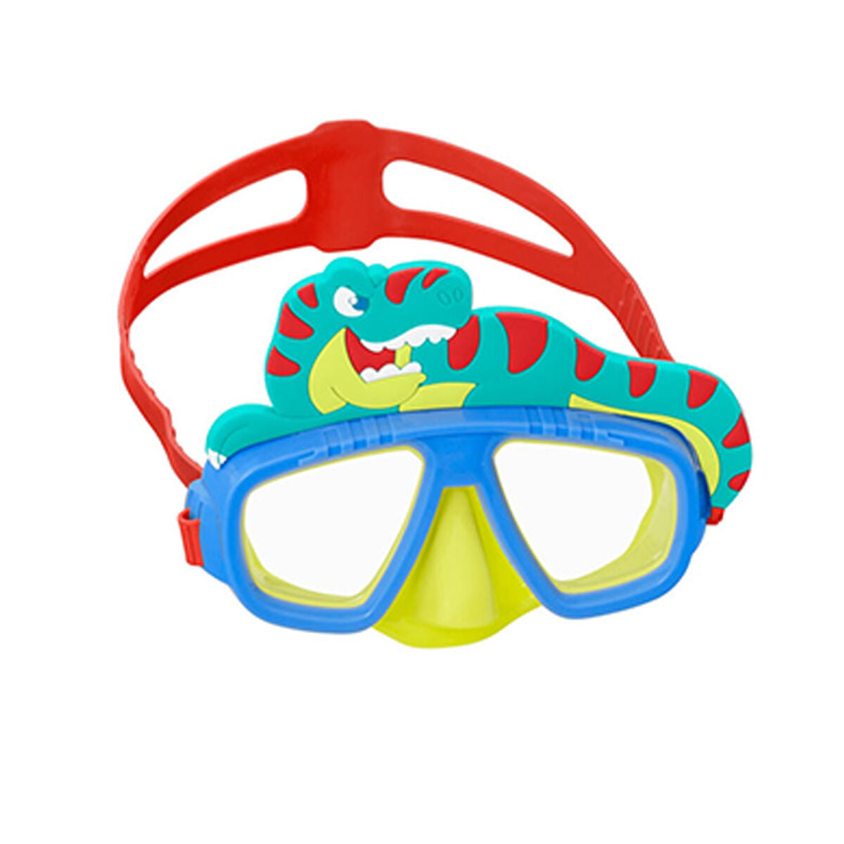Bestway Tauchmaske Junior Anatomischer Gurt Sortierte Farbe +7 Jahre S