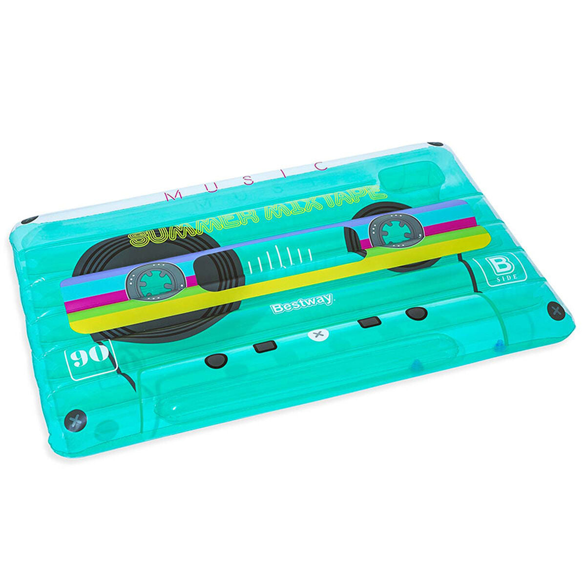 Retro Kassetten Luftmatratze – Cooler Style für Pool & Strand