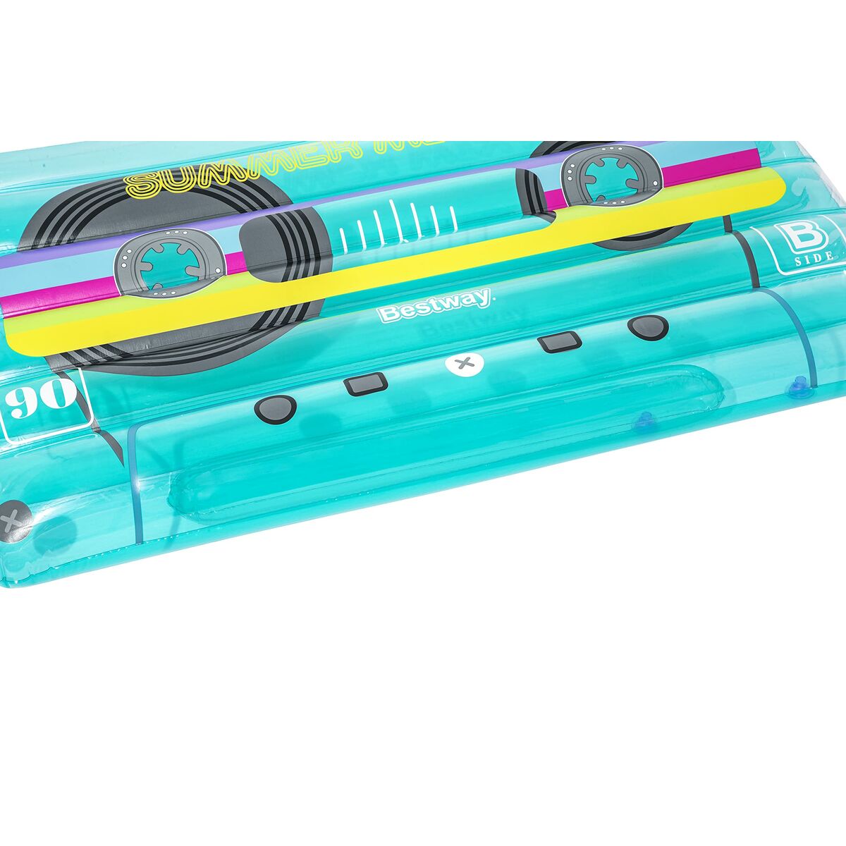 Retro Kassetten Luftmatratze – Cooler Style für Pool & Strand