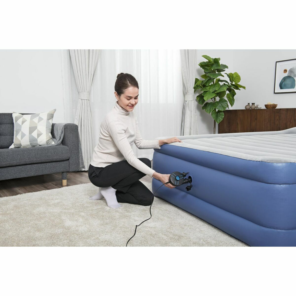 2-in-1 Elektro-Kompressor: Pool & Camping schnell aufblasen.
