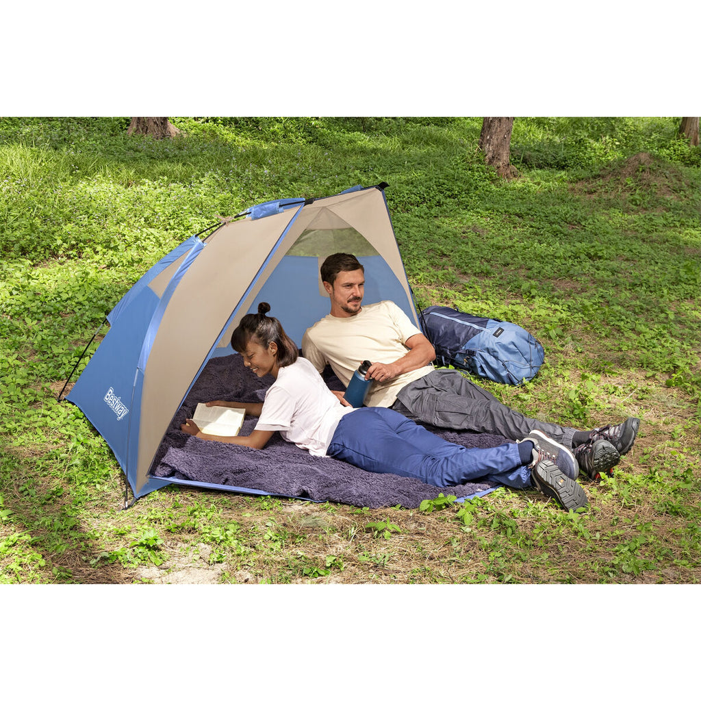 Bestway Zelt Polyester Fiberglas 200x100x100 cm Aufblasbar und Camping