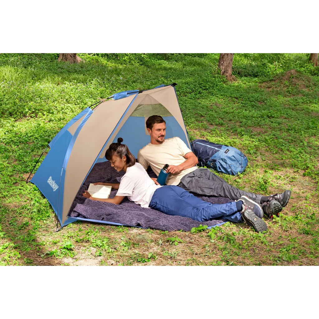 Bestway Zelt Polyester Fiberglas 200x100x100 cm Aufblasbar und Camping