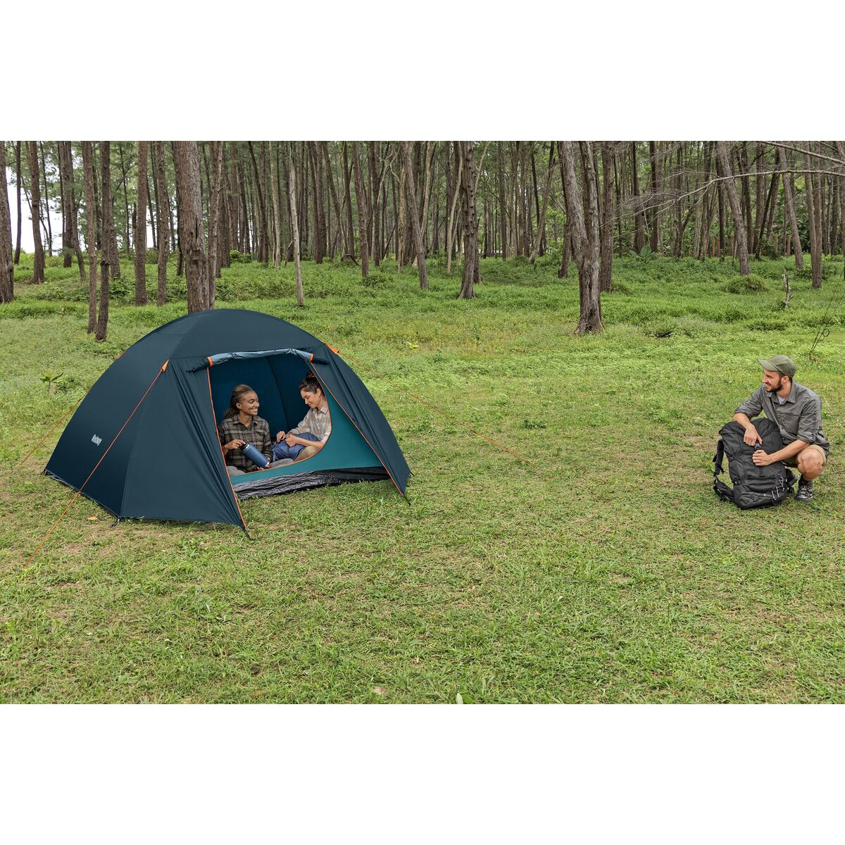 Bestway Zelt Polyester Fiberglas 70/210x240x140 cm Camping